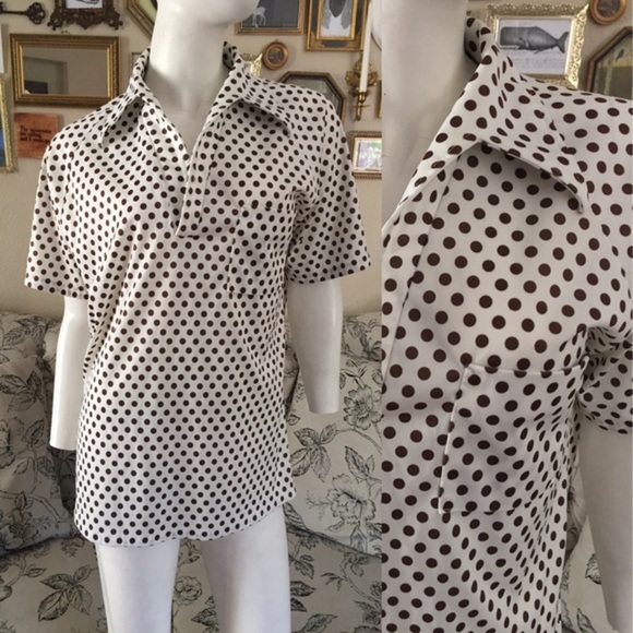 LILLY DACHE Polka Dot Top Size: 6 - Picture 1 of 2
